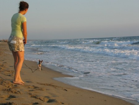 Ligurské more pri Viareggio - Taliansko 2009